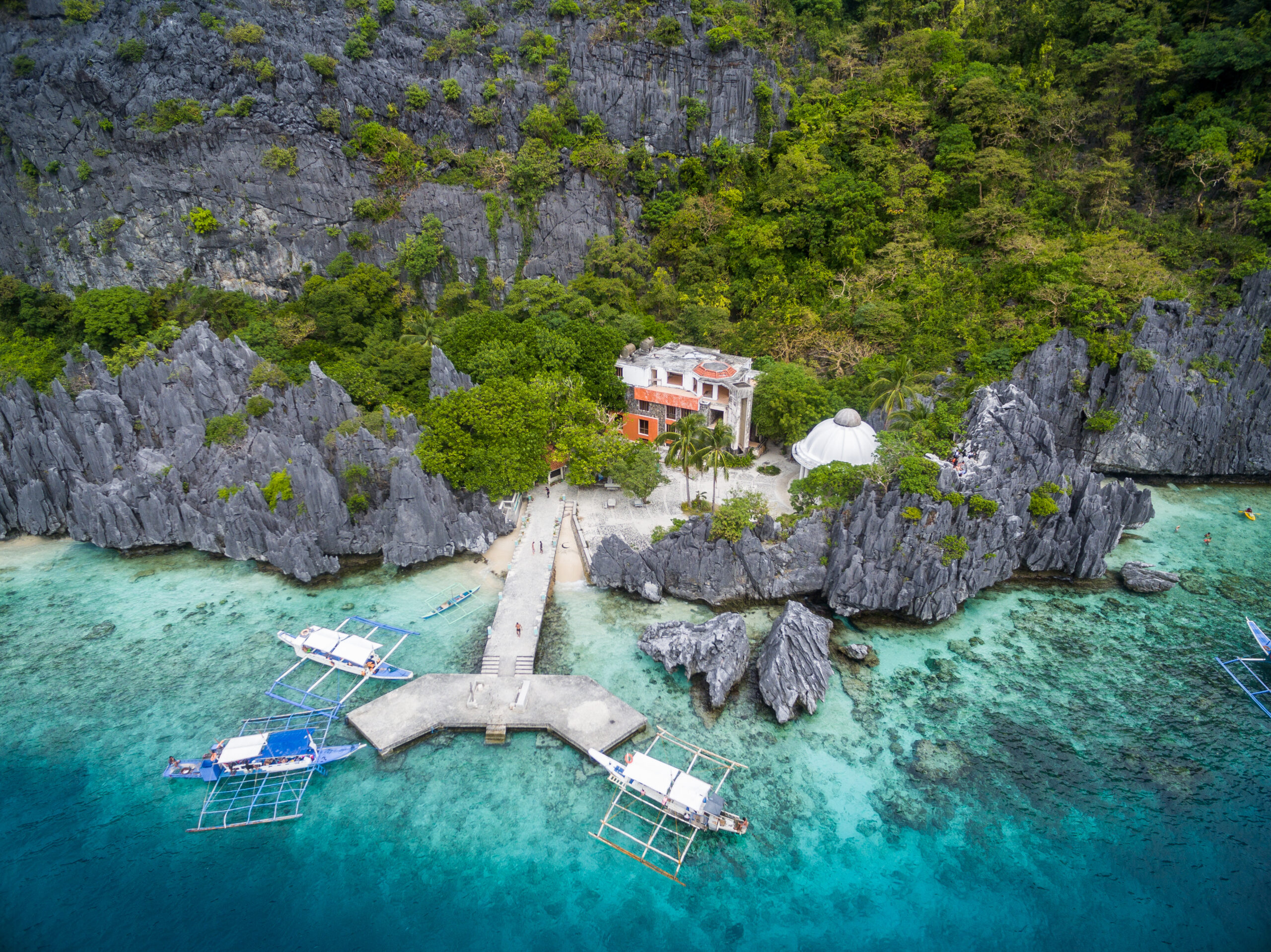 Matinloc,Shrine,In,El,Nido,,Palawan,,Philippines.,Tour,C,Route